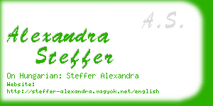 alexandra steffer business card